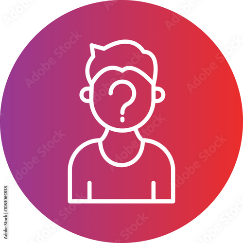 Anonymisation Vector Icon Style