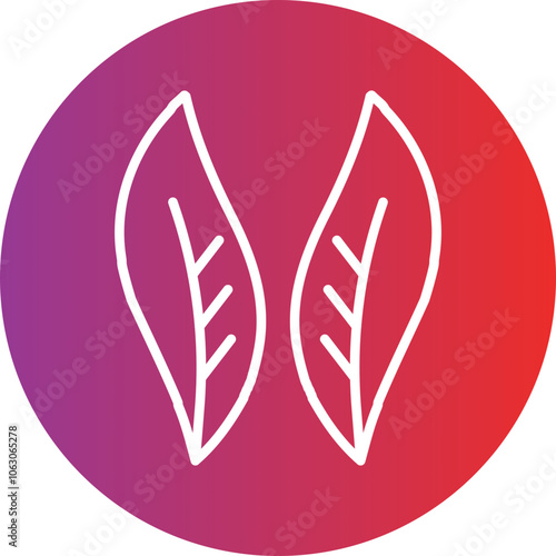 Leaf Vector Icon Style