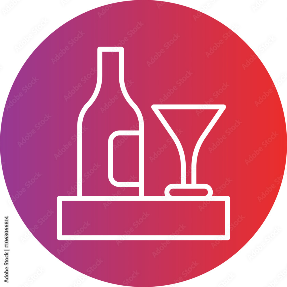 Drinks Cafe Vector Icon Style Drinks Cafe Vector Icon Style