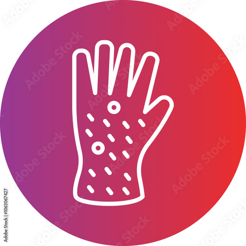 Rash Vector Icon Style