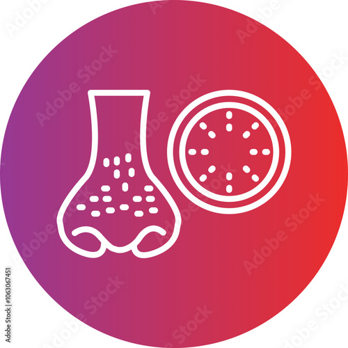 Blackhead Vector Icon Style