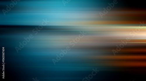 Gradient Abstract Art Background with Warm Horizontal Lines，Colorful Abstract Blurred Light Effects 