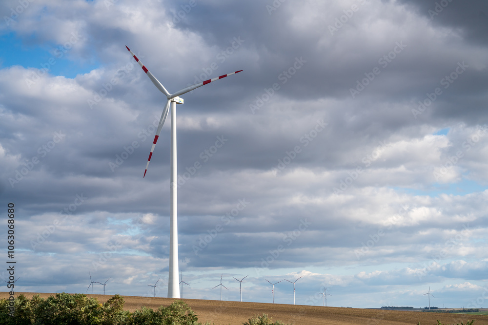 Wind farm - renewable energy prouction Wind farm - renewable energy prouction