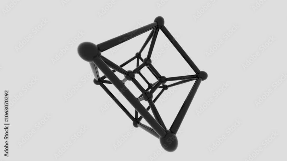looped 3d animation cube in the 4th dimension tesseract looped 3d animation cube in the 4th dimension tesseract