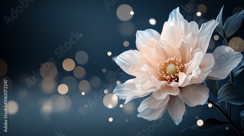 Vibrant petal with intricate details, rich contrast, natural bokeh photo