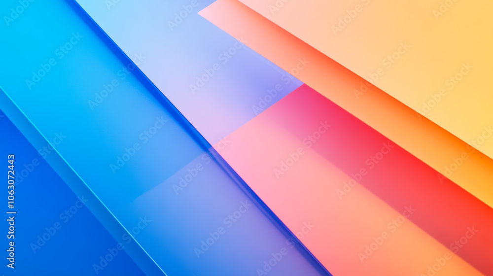 Colorful geometric patterns blend harmoniously in a vibrant abstract design, capturing the essence of modern digital art Colorful geometric patterns blend harmoniously in a vibrant abstract design, capturing the essence of modern digital art