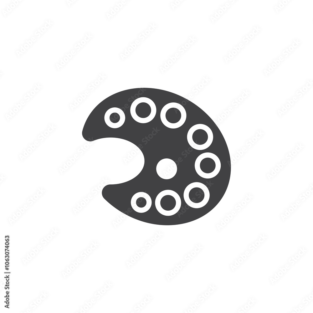 Obraz premium Color Palette vector icon