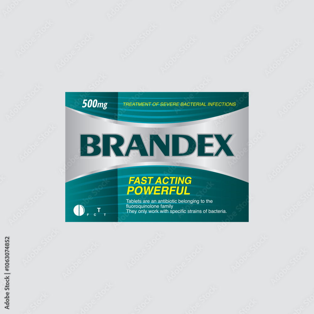 Obraz premium Medicine packaging design - eps