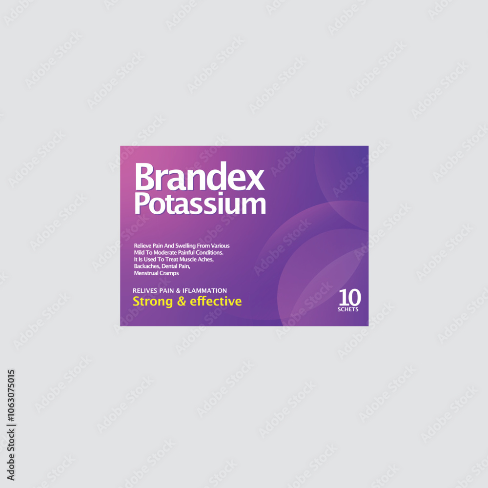 Obraz premium Medicine packaging design - eps