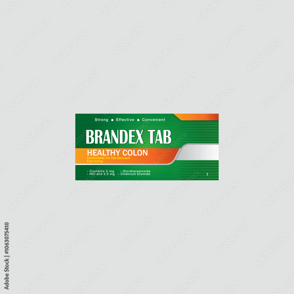 Obraz premium Medicine packaging design - eps