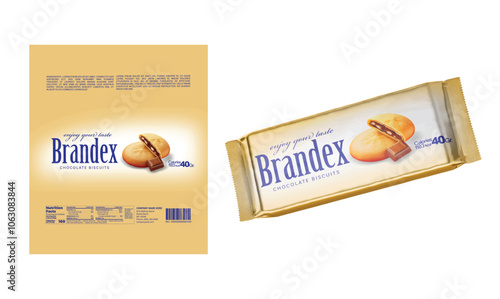 Biscuits packaging design - eps 