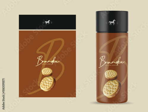 Premium Biscuit packaging design - eps 