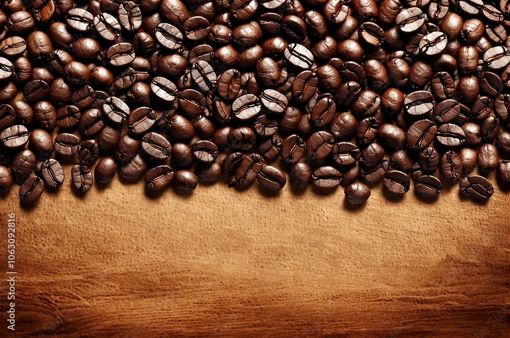 A white coffee cup with a black coffee in it sits on a table with a pile of coff A white coffee cup with a black coffee in it sits on a table with a pile of coff