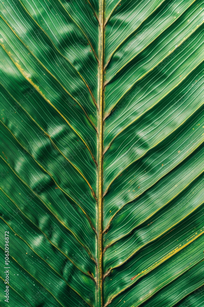 Close-up of a green leaf with detailed veins, showcasing natural texture and patterns. Close-up of a green leaf with detailed veins, showcasing natural texture and patterns.
