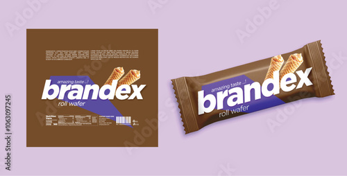 Wafer Fingers packaging design - eps