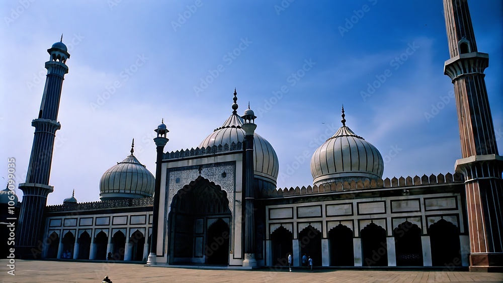 Fototapeta premium Beautiful Mosque Wallpaper