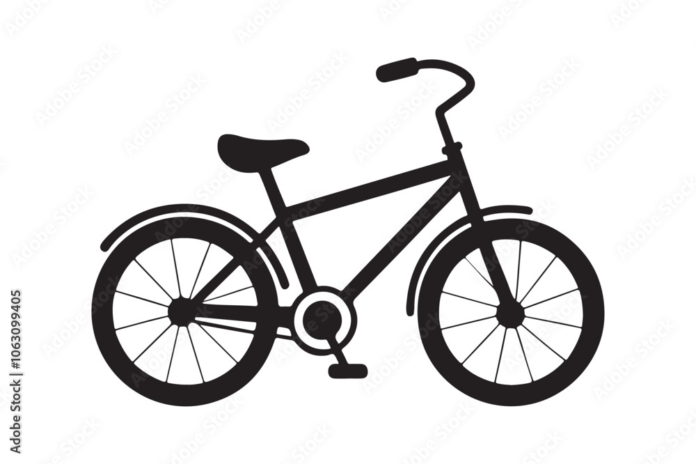 Bicycle silhouette vector illustration, Bicycle logo silhouette, Bicycle silhouette Vector Bicycle silhouette vector illustration, Bicycle logo silhouette, Bicycle silhouette Vector