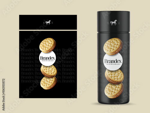 Premium Biscuit packaging design - eps