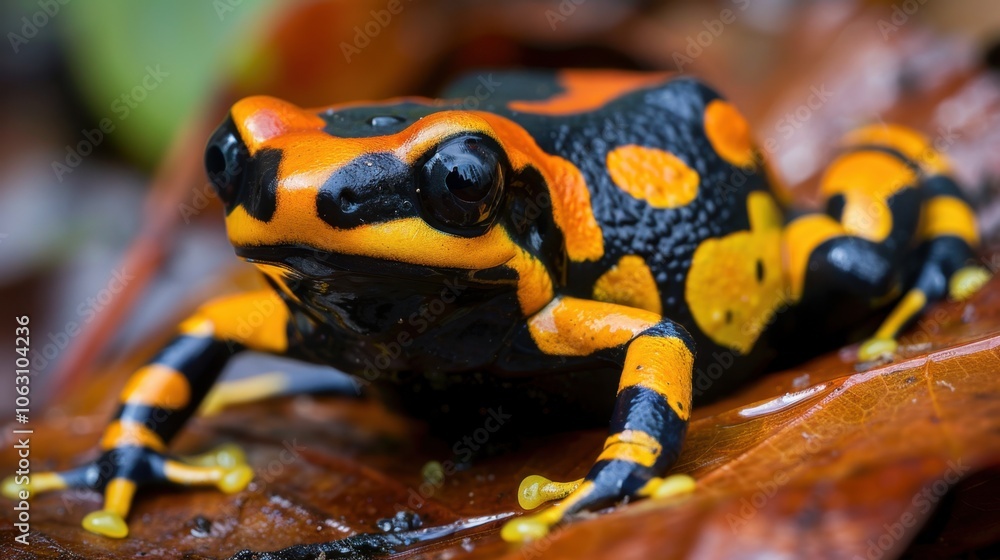 Fototapeta premium Cardiotoxic Venom: Found in some frogs and snakes, this venom interferes with heart muscle function, potentially causing arrhythmias, cardiac arrest, or heart failure. 