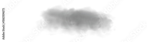 Png vector isolated smoke. White smoke texture on a transparent black background. Png Special effect of steam, smoke, fog, clouds. Transparent background. White cloudiness, mist, smog, dust, vapor.