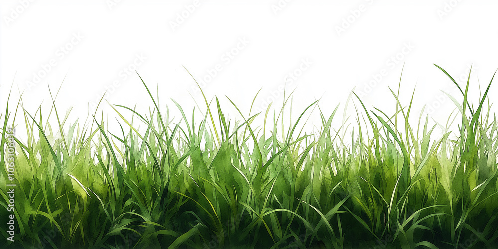 Fototapeta premium A vibrant green lawn