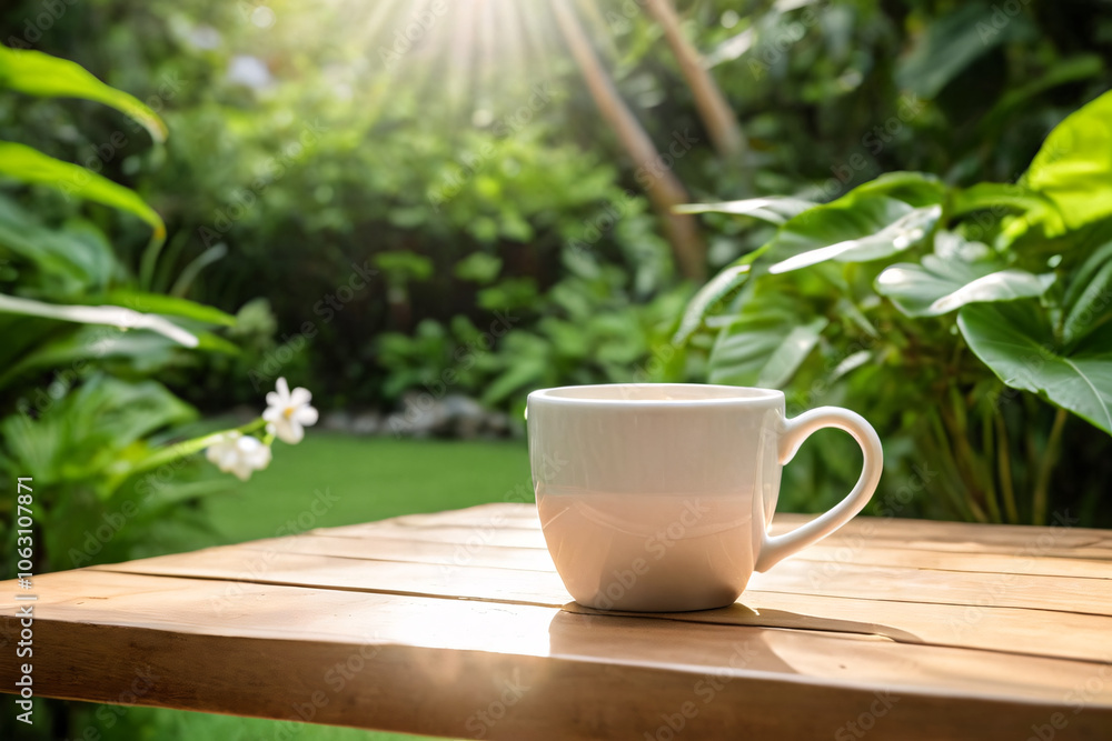 a white coffee cup mockup in different settings, backgrounds a white coffee cup mockup in different settings, backgrounds