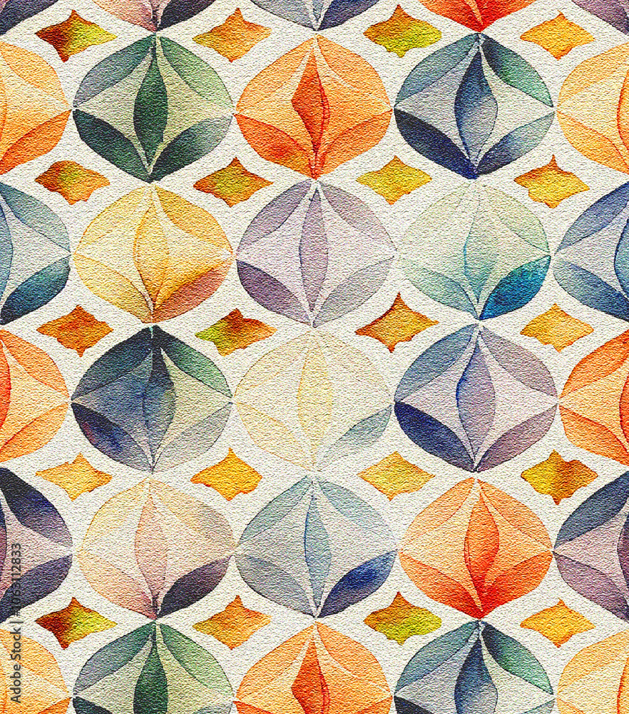 seamless pattern with leaves