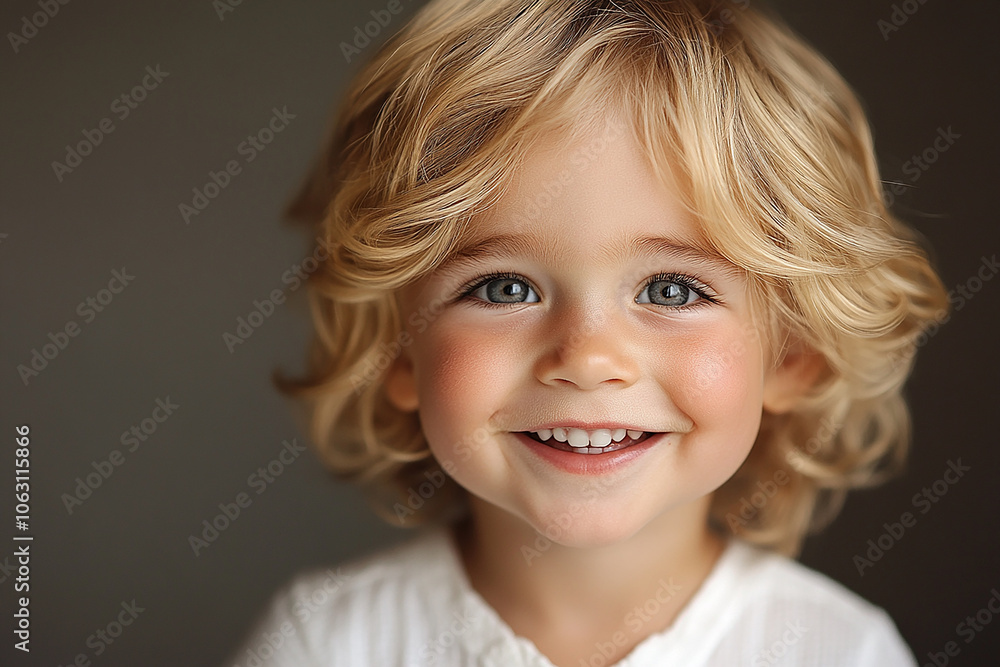 portrait of an white little boy with a smile portrait of an white little boy with a smile
