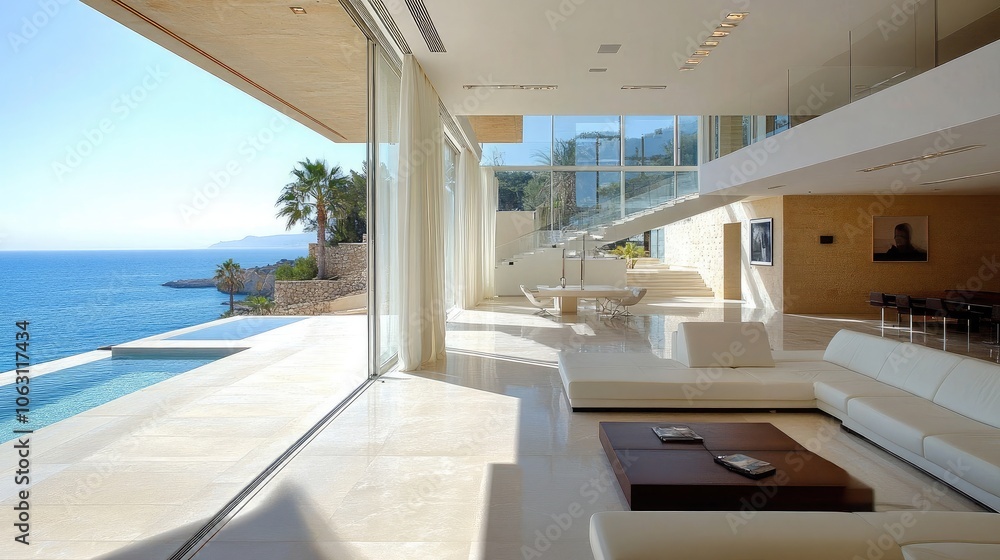 Modern Oceanfront Living Space with Stunning Views Modern Oceanfront Living Space with Stunning Views