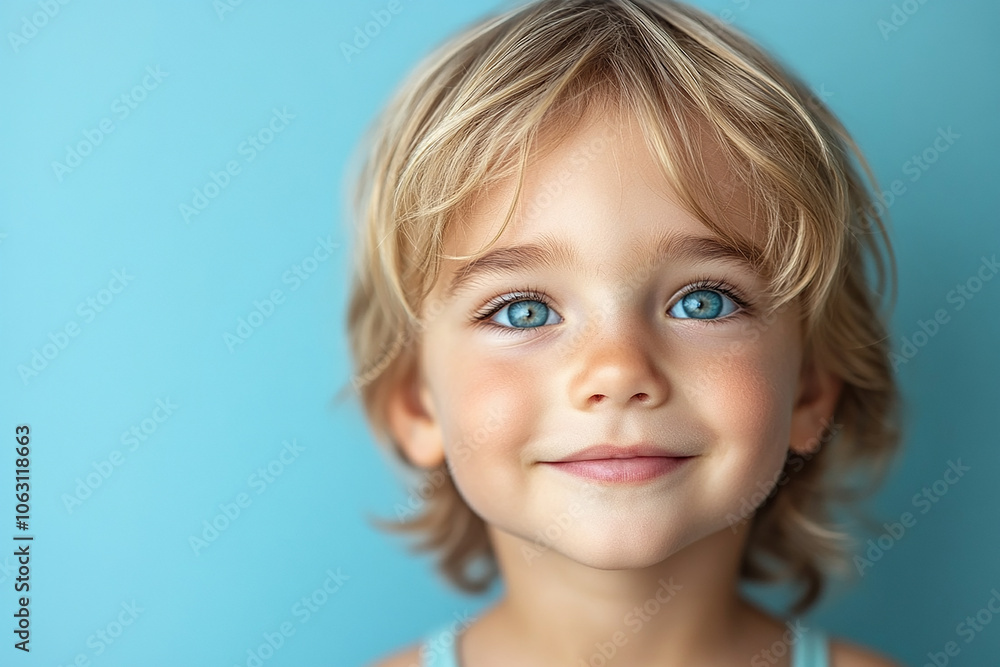 portrait of an white little boy with a smile portrait of an white little boy with a smile