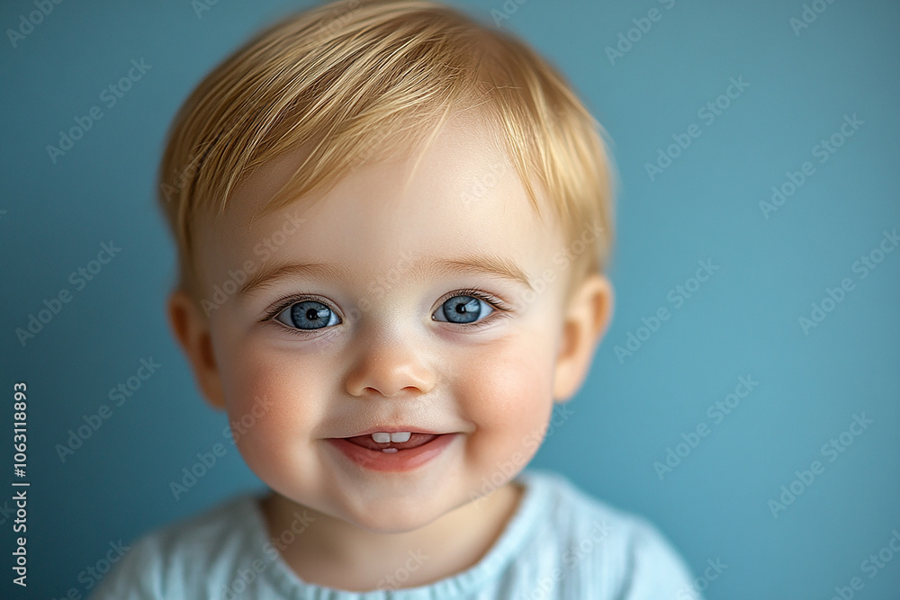 portrait of an white little boy with a smile portrait of an white little boy with a smile