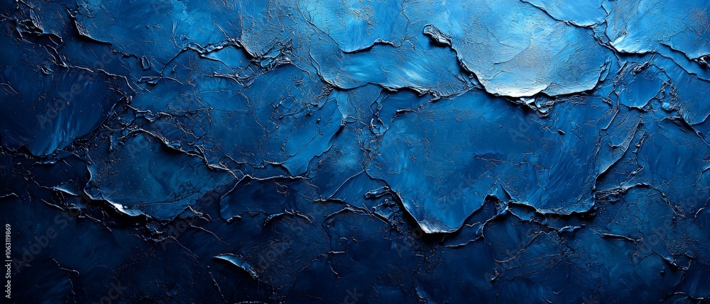 Abstract blue textured background with a cracked surface. Abstract blue textured background with a cracked surface.