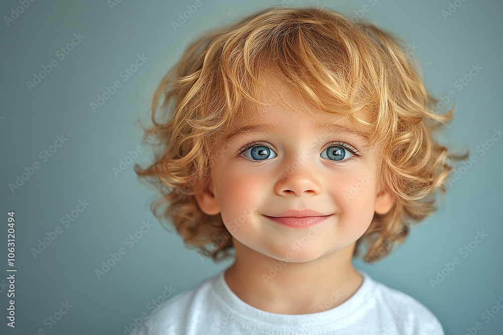 portrait of an white little boy with a smile portrait of an white little boy with a smile