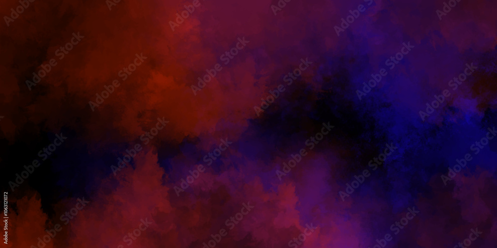 Abstract powder splatted background. Beautiful stylist modern black texture background with smoke. Abstract Watercolor red grunge background painting. Nebula and stars of night sky banner. Abstract powder splatted background. Beautiful stylist modern black texture background with smoke. Abstract Watercolor red grunge background painting. Nebula and stars of night sky banner.