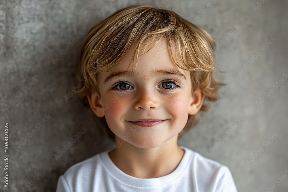 portrait of an white little boy with a smile portrait of an white little boy with a smile