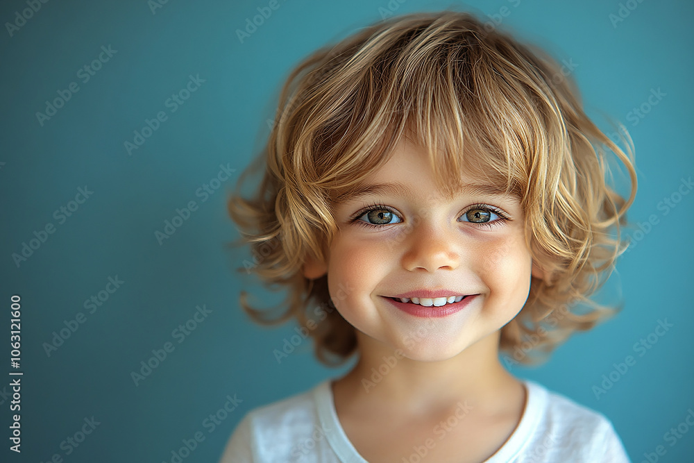 portrait of an white little boy with a smile portrait of an white little boy with a smile