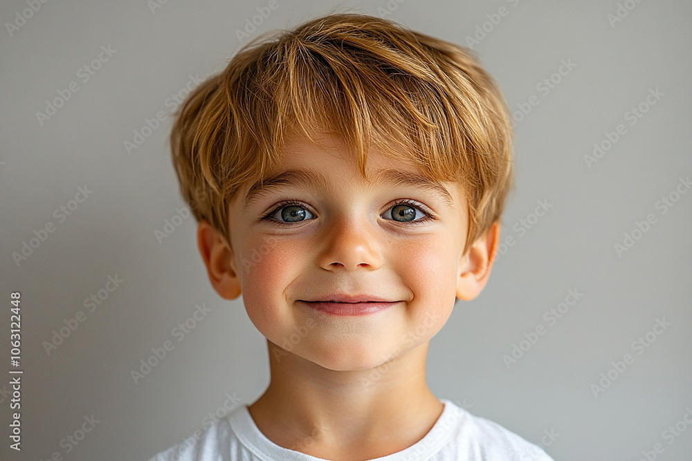 portrait of an white little boy with a smile portrait of an white little boy with a smile