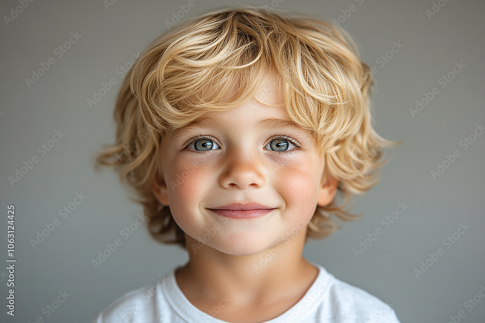 portrait of an white little boy with a smile portrait of an white little boy with a smile