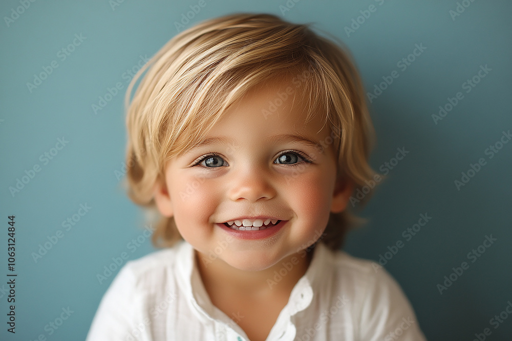 portrait of an white little boy with a smile portrait of an white little boy with a smile