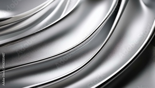 silver metal metallic background artificial leather leathery fabric circle wave 3d leatherette imitation faux vegan PU polyurethane pleather synthetic photo