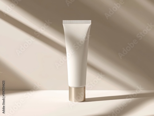 Minimalist White Skincare Tube 