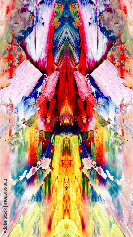 Fototapeta premium Abstract art background . Hand painting artwork . Canvas . 
