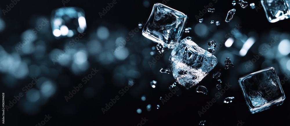 Ice Cubes in Motion Ice Cubes in Motion