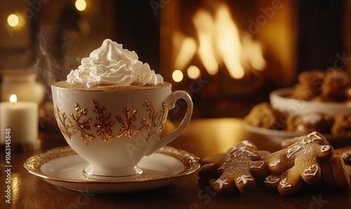 Wallpaper Mural Hot cocoa, gingerbread cookies, and cozy fire. Torontodigital.ca