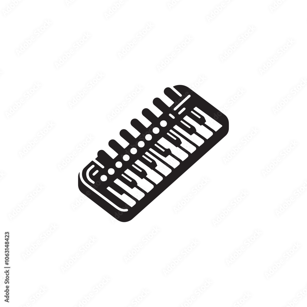 Melodica Silhouette - Illustration Of Melodica - Melodica Vector art Melodica Silhouette - Illustration Of Melodica - Melodica Vector art