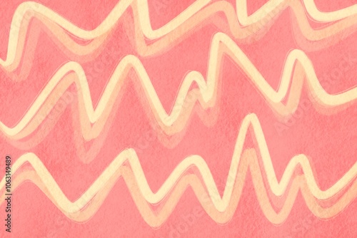 Peach Wavy Pattern Abstract Background photo