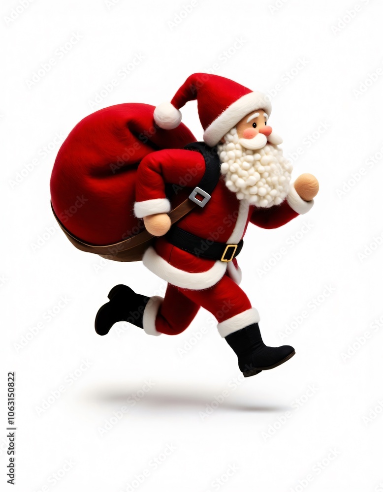 Santa Claus against a white background Santa Claus against a white background