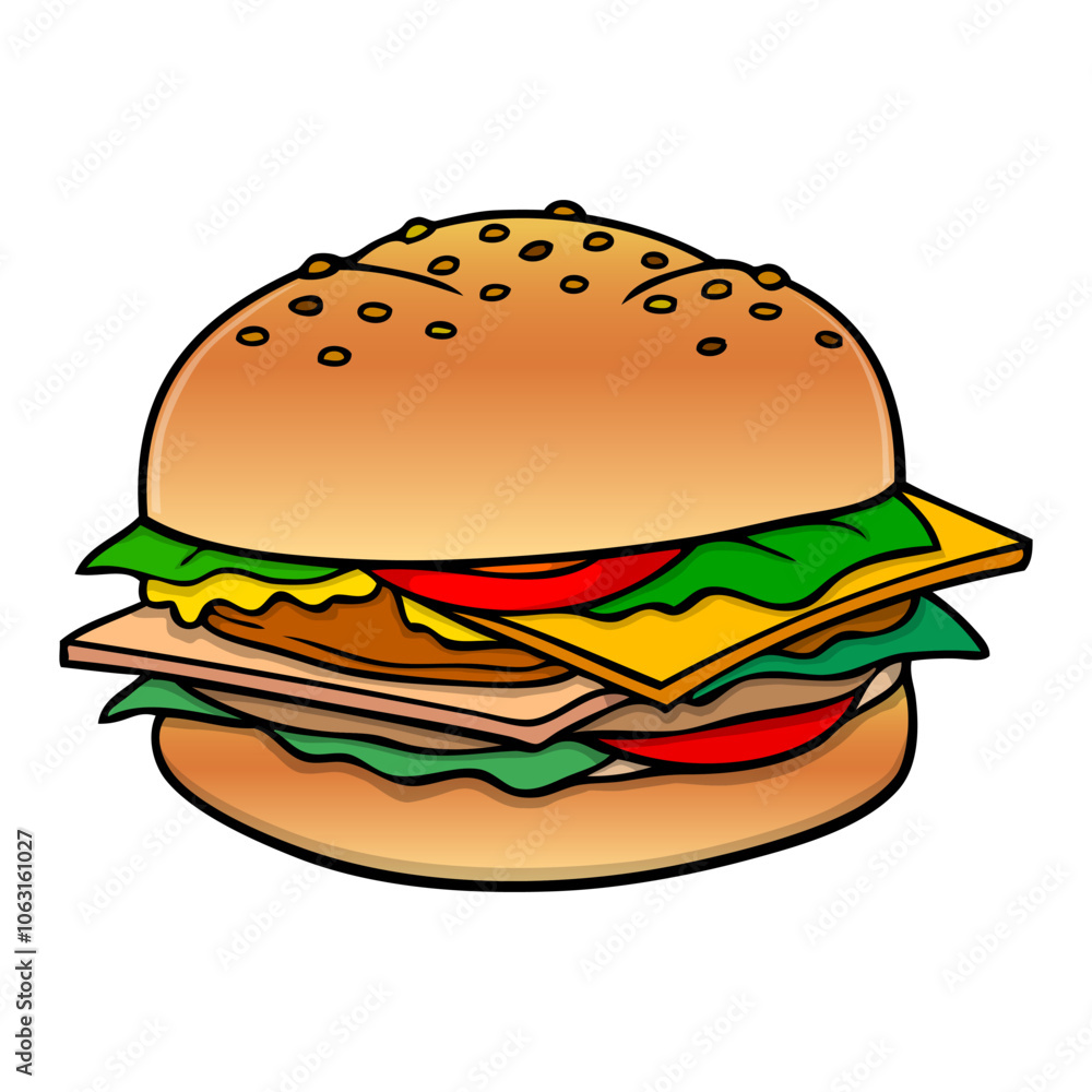 burger vector illustration burger vector illustration