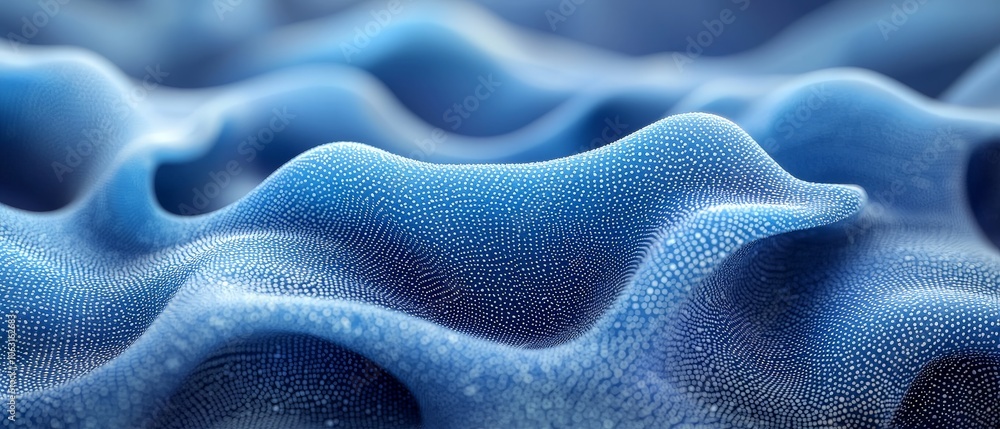 Abstract blue waves with a textured surface, evoking a sense of fluidity and depth. Abstract blue waves with a textured surface, evoking a sense of fluidity and depth.