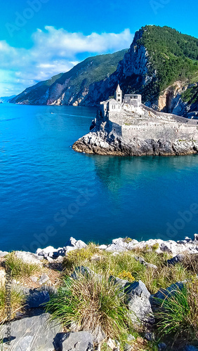 Obraz na płótnie Porto Venere Chiesa di San Pietro w salonie